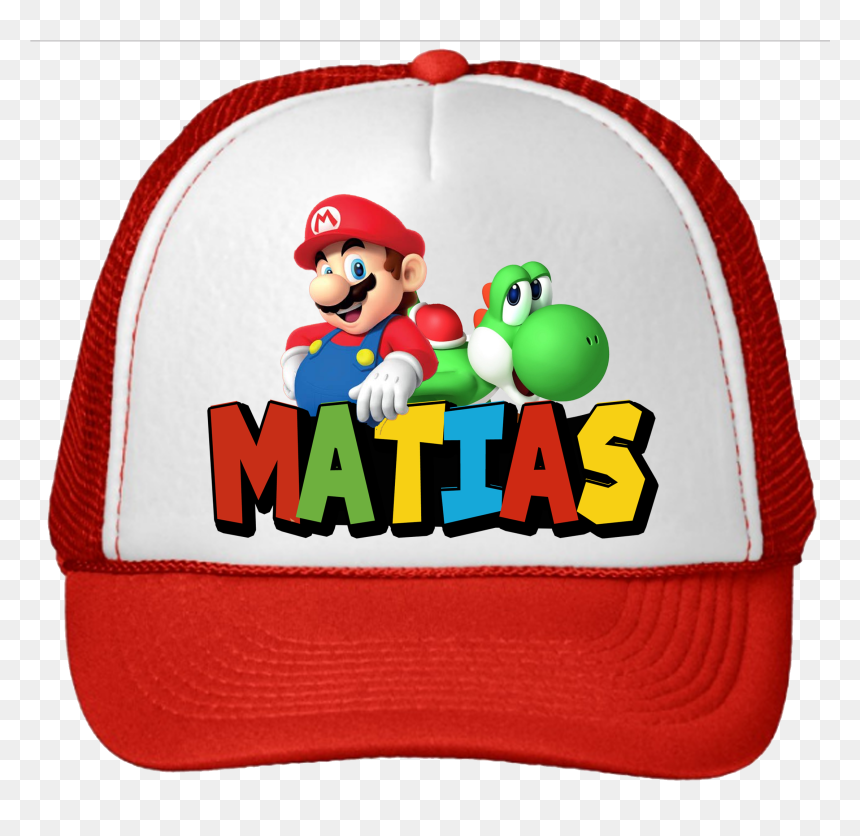 Baseball Cap, HD Png Download - mario bross png