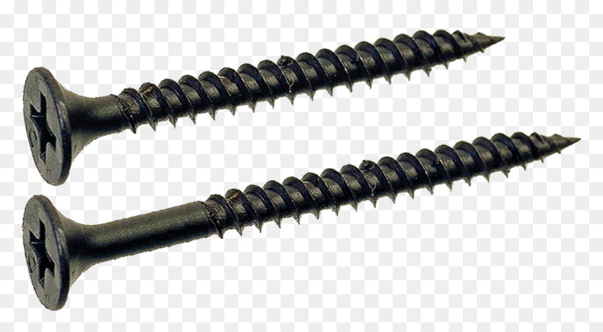 Snelbouwschroeven Fijne Draad Type S Trompetkop - Drywall Screws Fine Thread, HD Png Download - screws png