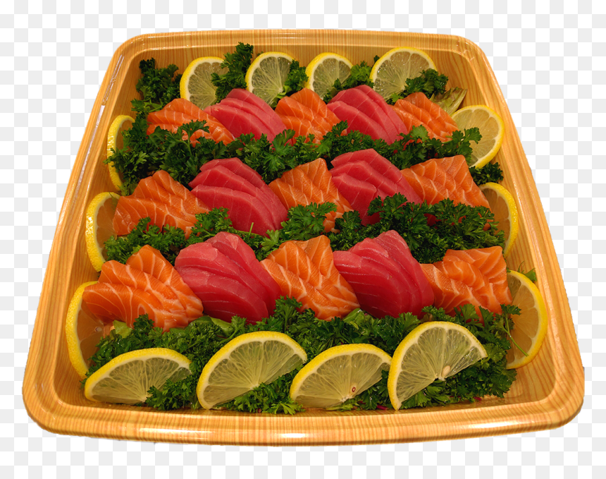 Party Platter Deluxe Sashimi Sushi & Co Taste The Freshness - Sashimi, HD Png Download - sashimi png