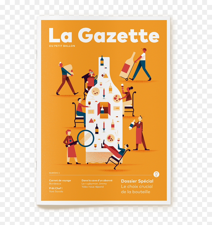 Gd La Gazette 01 - La Gazette Magazine, HD Png Download - numero 2 png