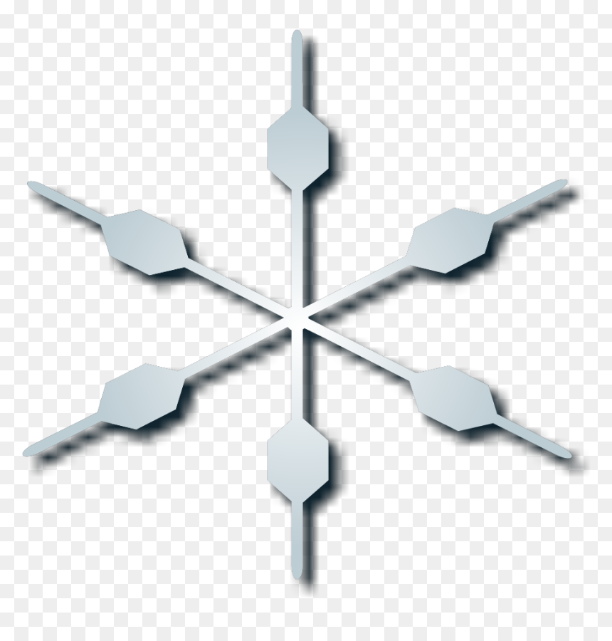 Snow Flake Cartoon Svg Clip Arts - Tool, HD Png Download - cartoon snow png
