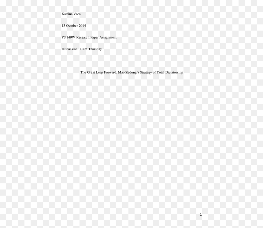 Document, HD Png Download - mao zedong png