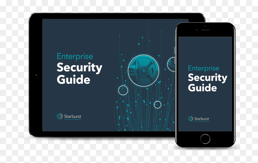Starburst Security Guide Ebook - Tablet Computer, HD Png Download - blue starburst png
