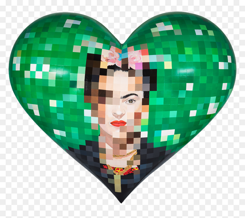 Heart, HD Png Download - pixelated heart png