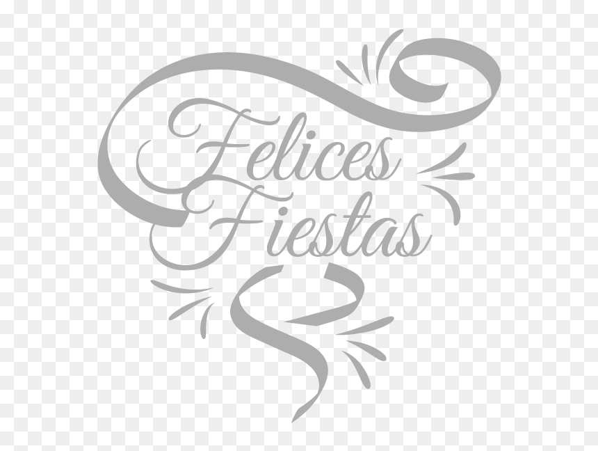 Calligraphy, HD Png Download - felices fiestas png