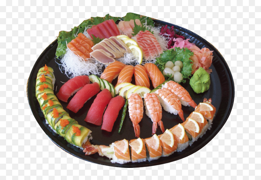 Sushi And Sashimi Party Platters, HD Png Download - sashimi png