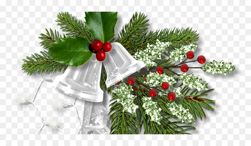 Silver Christmas Bell Png, Transparent Png - silver bells png