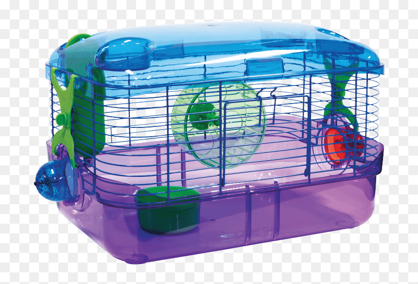 Kaytee Crittertrail Led-lighted Habitat - Kaytee Crittertrail Led Lighted Habitat, HD Png Download - hamster wheel png