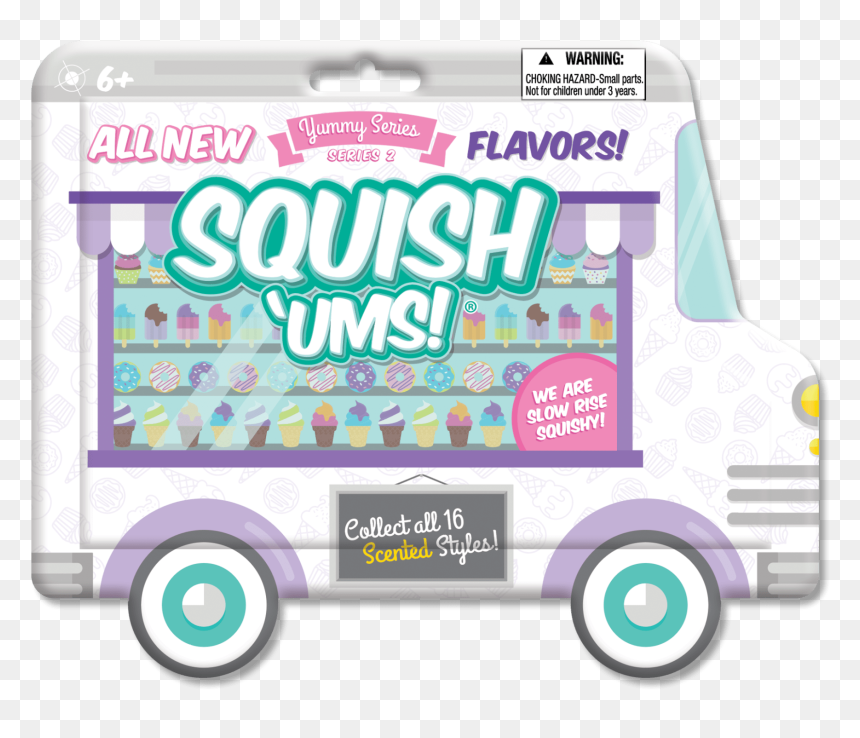 Transparent Kids Toys Png - Squish Ums Yummy Series 2, Png Download - kids toys png