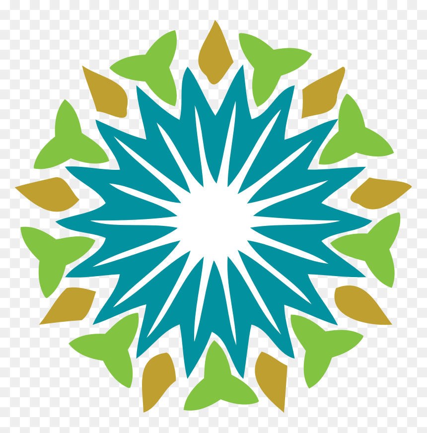 Abstract - Symmetric Flower, HD Png Download - retro shapes png
