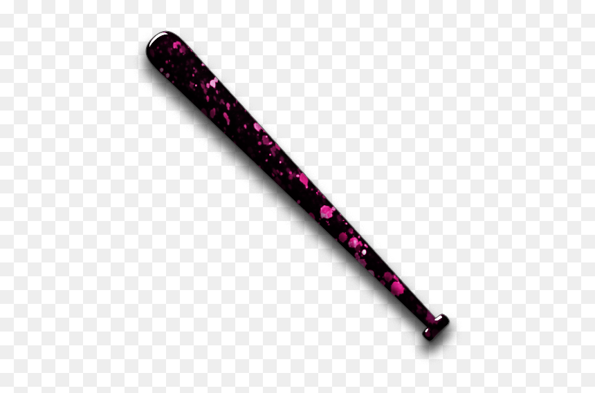 Black And Pink Baseball Bat, HD Png Download - black baseball bat png