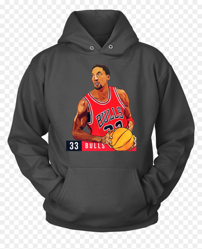 Hoodie, HD Png Download - scottie pippen png