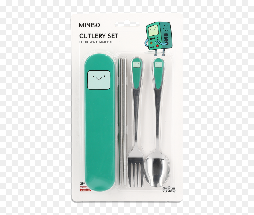 Set De Cubiertos Miniso, HD Png Download - cubiertos png