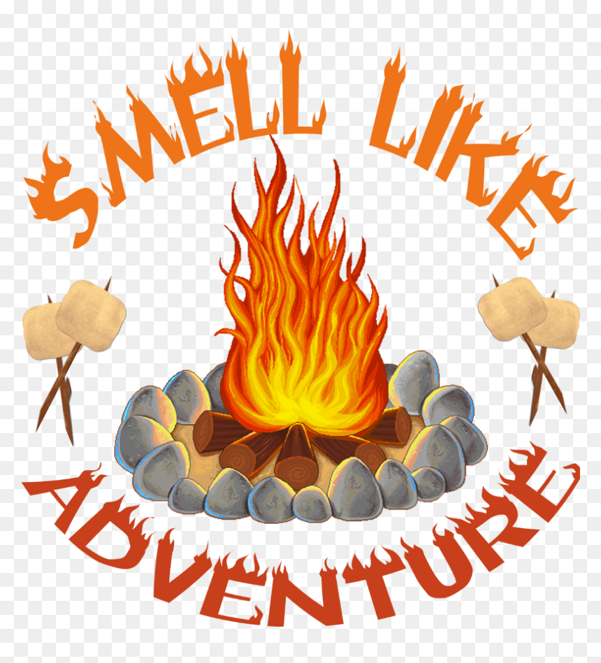 Camping Pontoon T Shirts, HD Png Download - campfire clipart png
