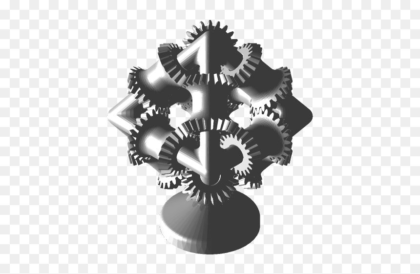 Cross, HD Png Download - brain gears png