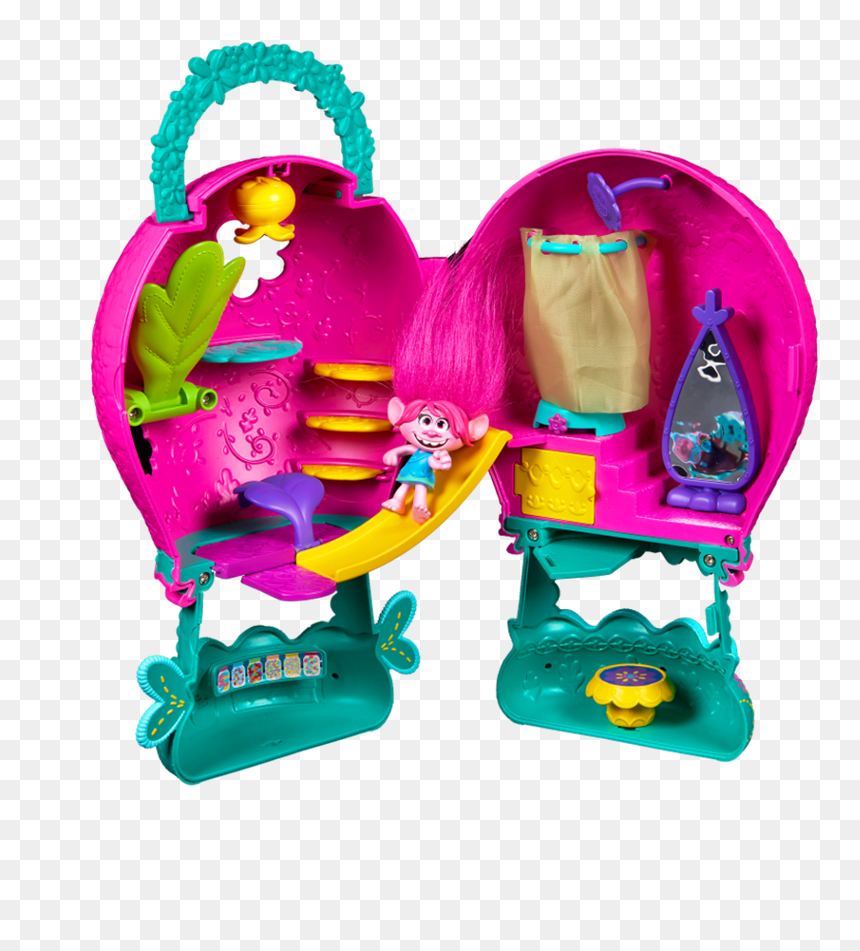 Trolls World Tour Toys, HD Png Download - trolls flowers png