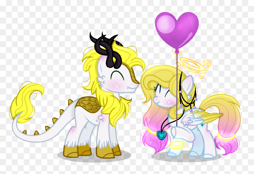 Angellightyt, Balloon, Female, Male, Oc, Oc - Cartoon, HD Png Download - male female png