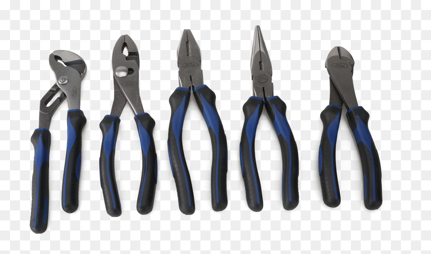 5pcs Plier Set - Diagonal Pliers, HD Png Download - pliers png