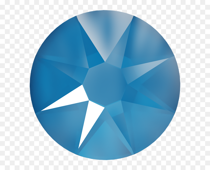 Swarovski 2088 Xirius Flatback Rhinestones Ss12 Crystal - Electric Pink Swarovski Crystals, HD Png Download - blue starburst png