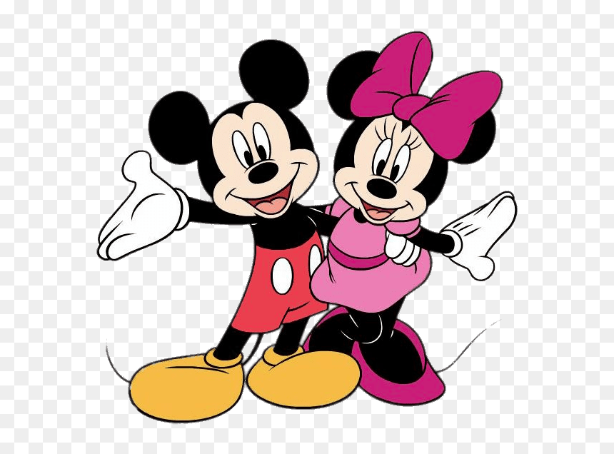 Minnie Mouse Y Mickey Mouse, HD Png Download - mickey mouse transparent png
