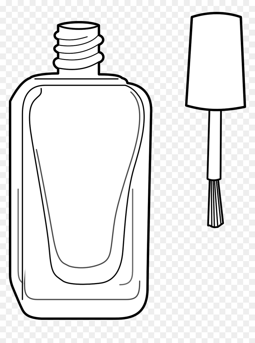ทํา เล็บ เวก เตอร์, HD Png Download - nail polish bottle png
