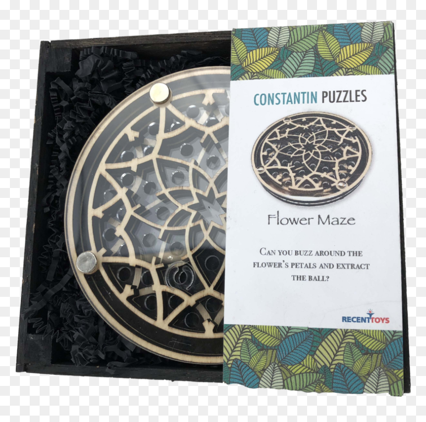 Flowermaze - Jc002 - Ib - Constantin Puzzles, HD Png Download - brain gears png