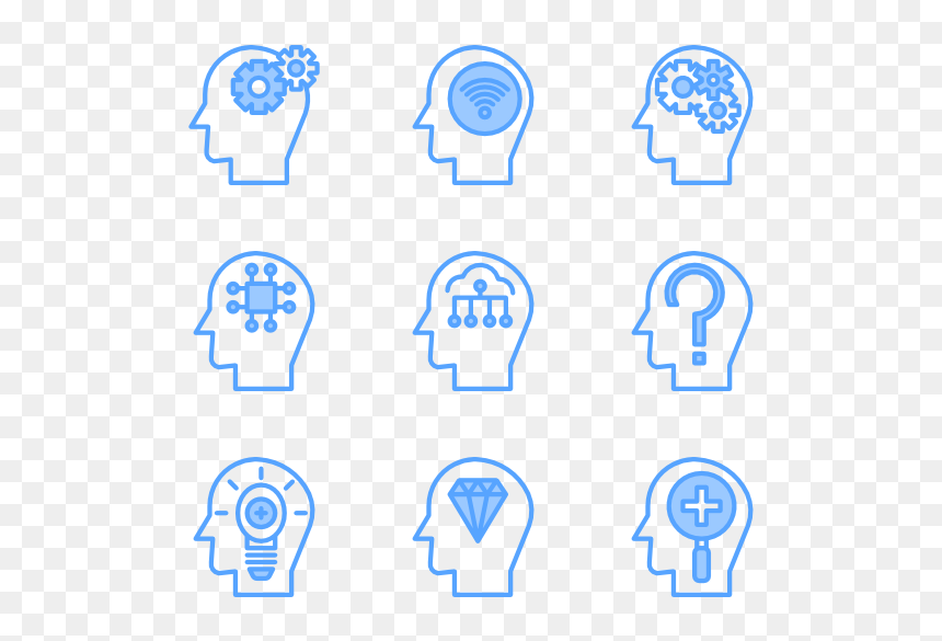 Icon, HD Png Download - brain gears png