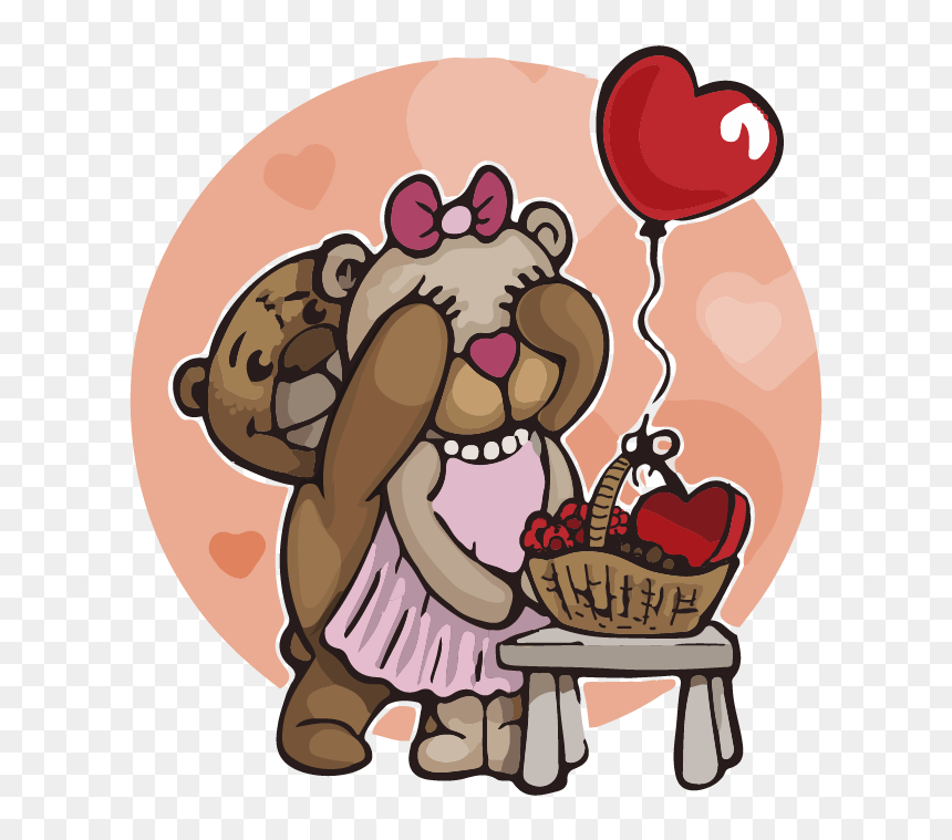 Storybook Witches Snow White, Sleeping Beauty, Wizard - Bear Teddy Love Png, Transparent Png - cartoon snow png