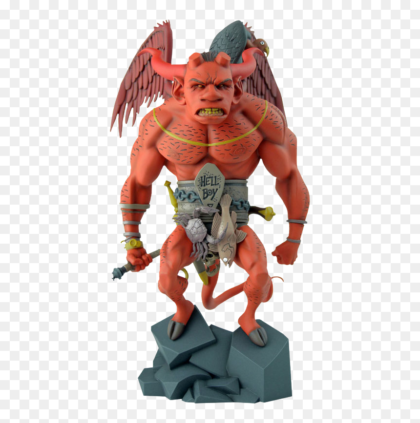 12 - First Hellboy Statue, HD Png Download - hellboy png