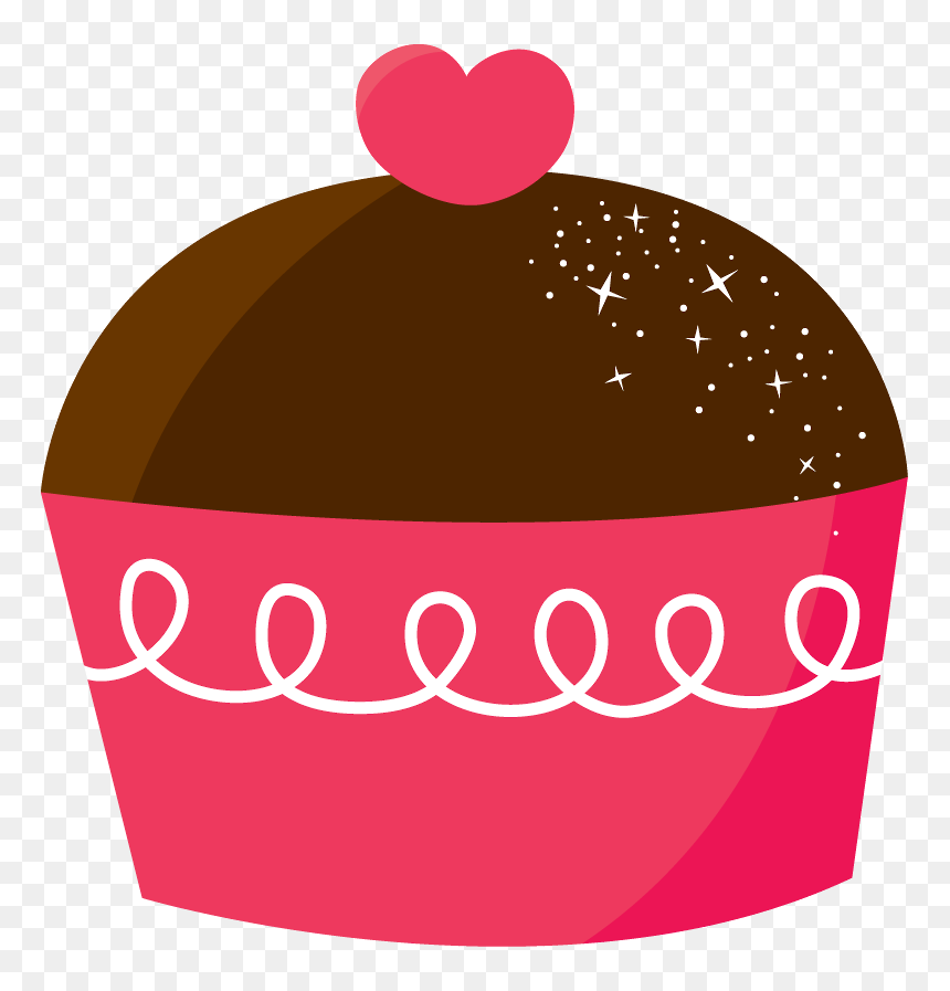 Icecream Clipart Valentine - Imagenes De Cup Cakes Animados, HD Png Download - animated png images