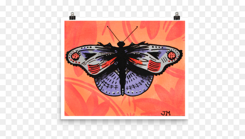 American Painted Lady, HD Png Download - pixelated heart png