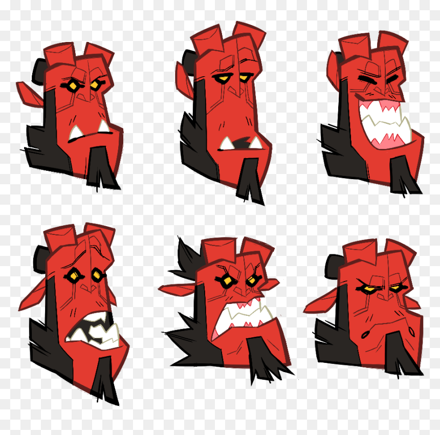Art Clipart , Png Download - Cartoon Character Concept Art, Transparent Png - hellboy png