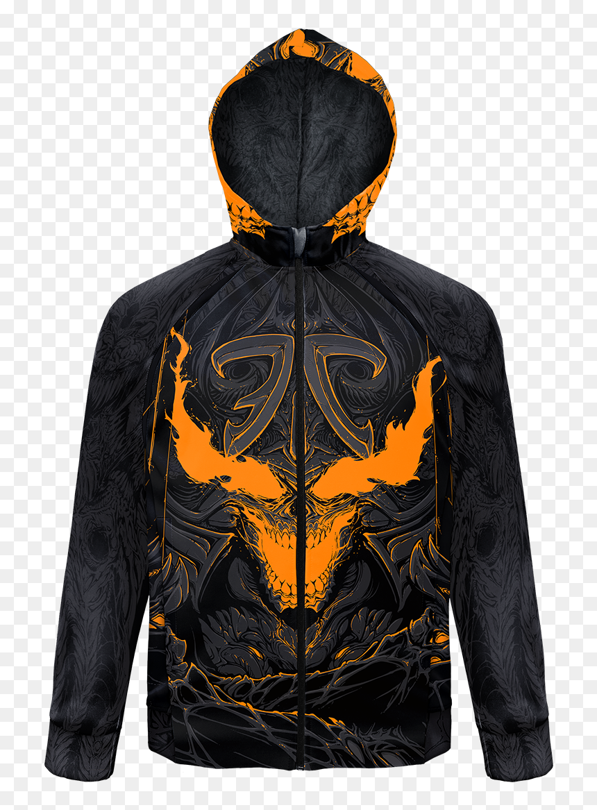 Halloween Demon Jacket Shop Front Png Jacket Clipart - Hoodie, Transparent Png - fnatic png