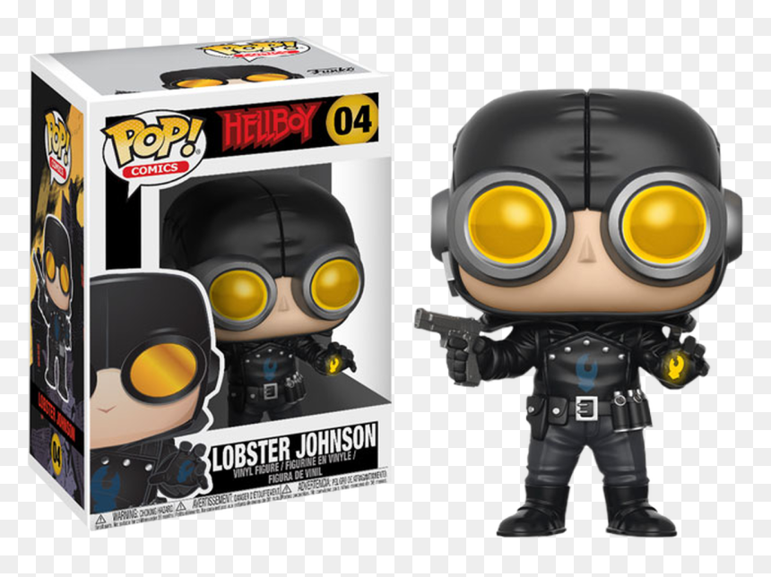 Lobster Johnson Pop Vinyl Figure - Hellboy Funko Pop Lobster Johnson, HD Png Download - hellboy png