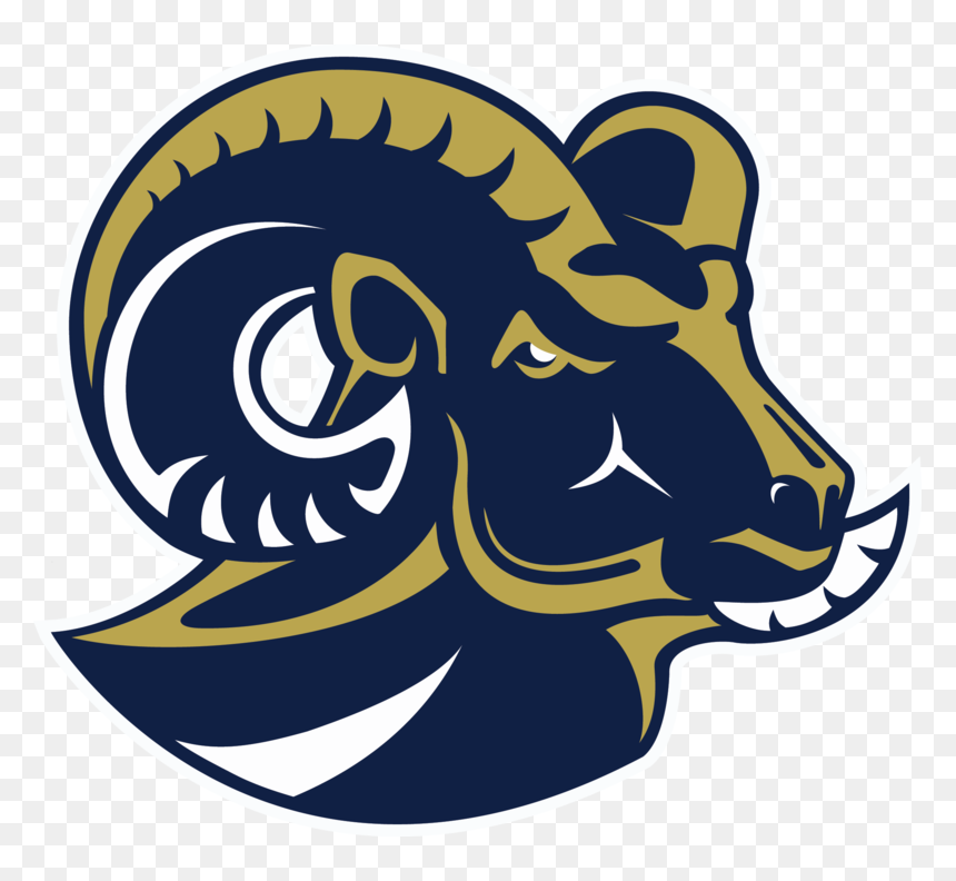 Ram Head Png Pluspng - Spring Ford Rams Logo, Transparent Png - ram head png