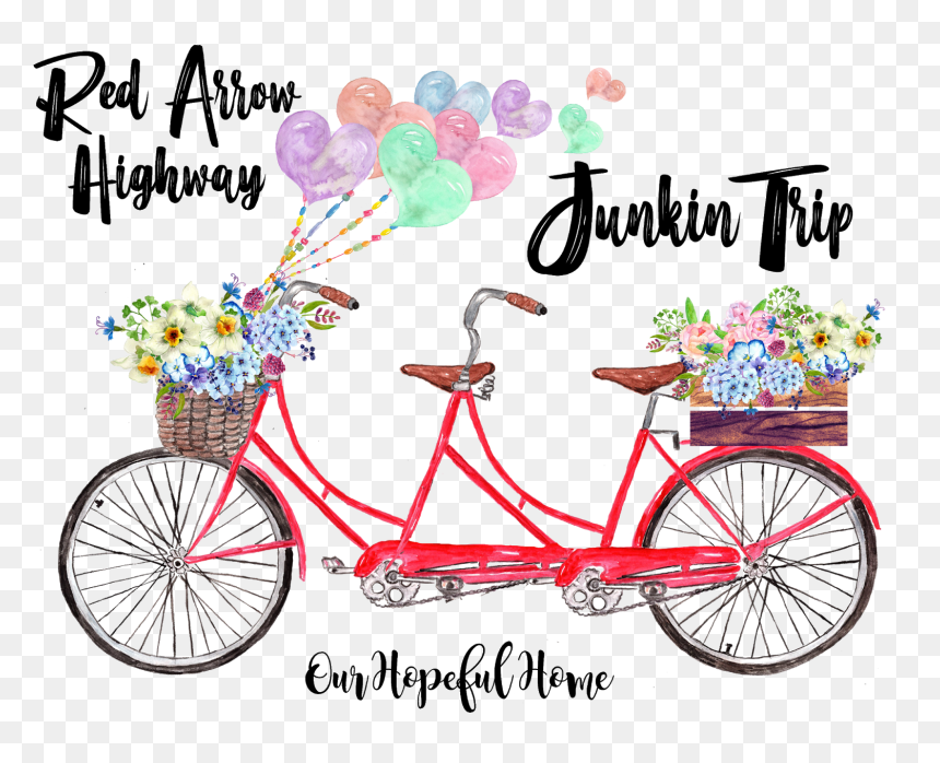 Red Arrow Highway Junkin Trip Michigan Lower Peninsula - Wedding Invitation, HD Png Download - big red arrow png
