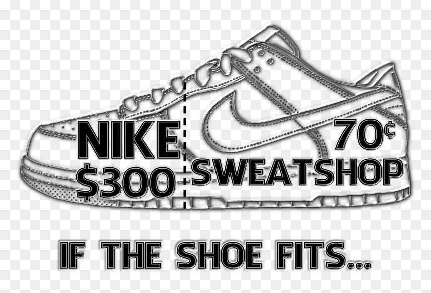 Sweatshop If The Shoe Fits Clip Arts - Sneakers, HD Png Download - running shoe png