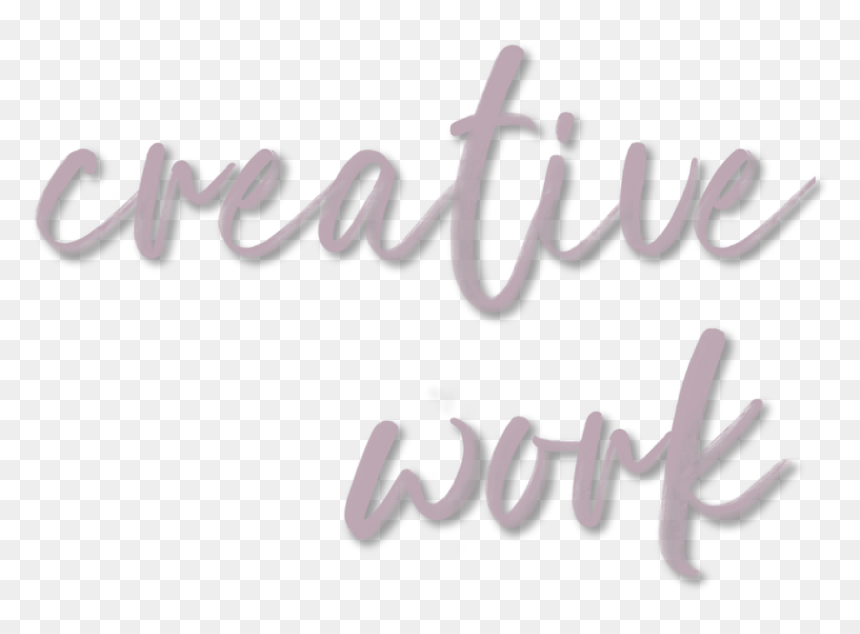 Creative Work Shadow - Calligraphy, HD Png Download - scroll work png