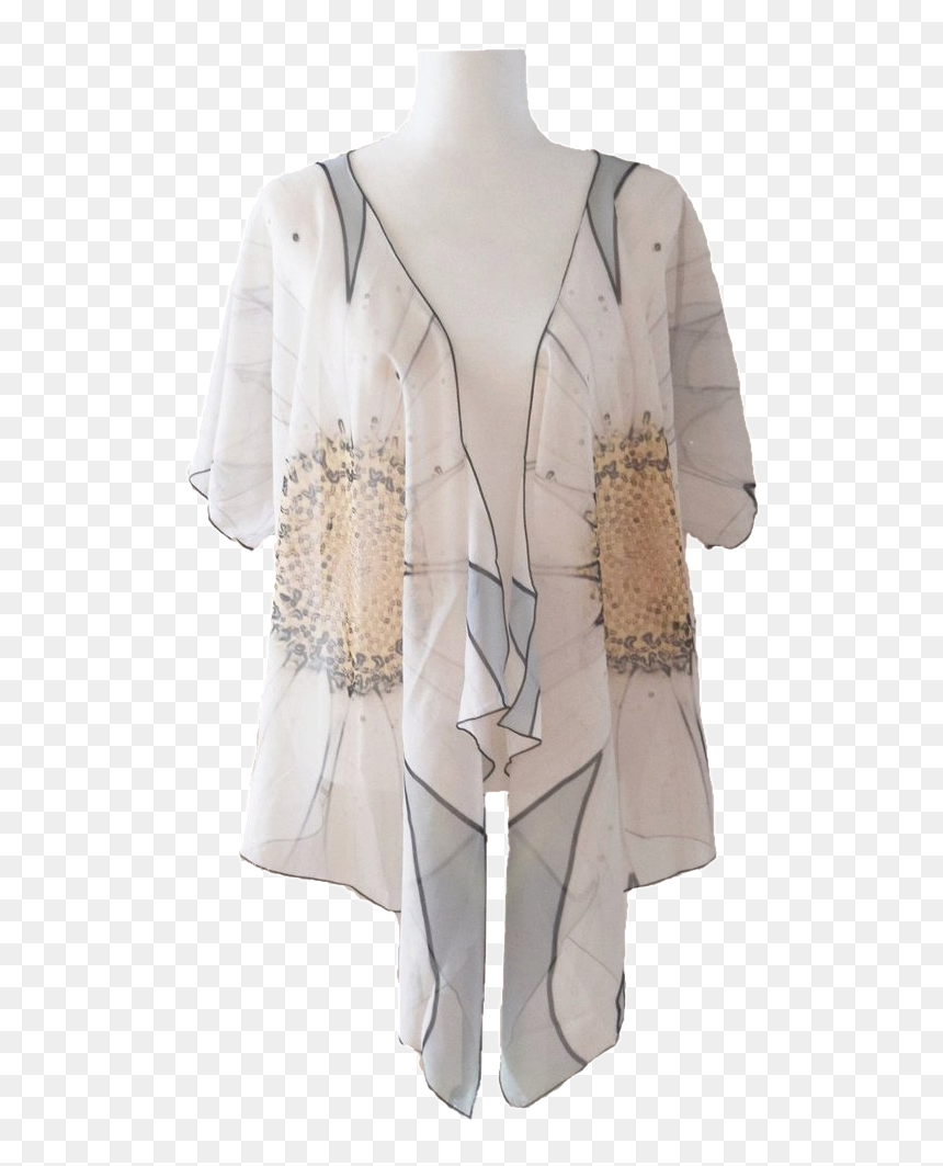"white Daisy - Clothes Hanger, HD Png Download - kimono png