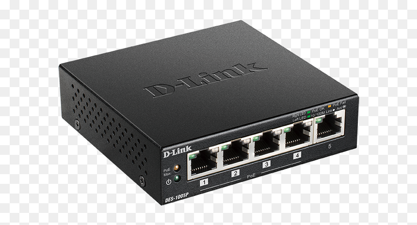 D Link Des 1005p, HD Png Download - ethernet png