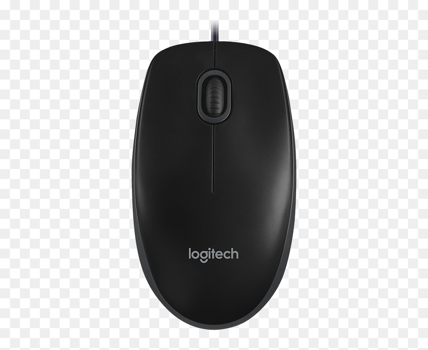 B100 Optical Usb Mouse - Logitech B100, HD Png Download - pc mouse png
