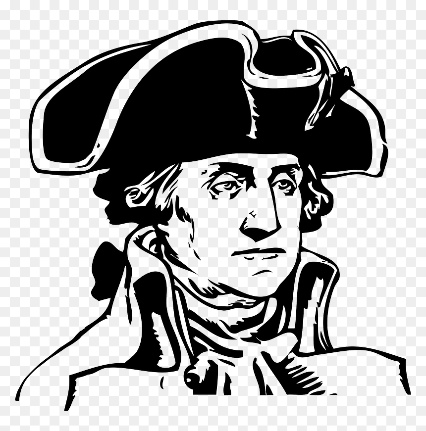 George Washington Clipart - George Washington General Hat, HD Png Download - 4th of july clipart png