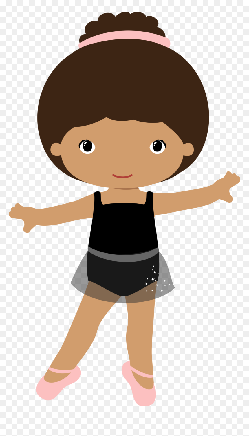 Girl Dancing Clipart, HD Png Download - cartoon kids png