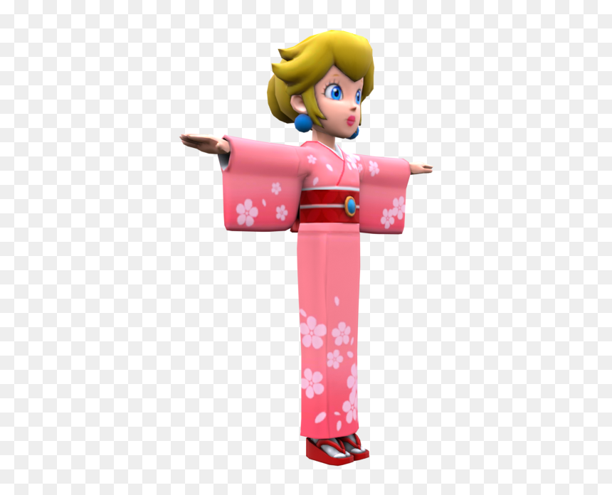 Download Zip Archive - Peach Mario Kart Tour, HD Png Download - kimono png