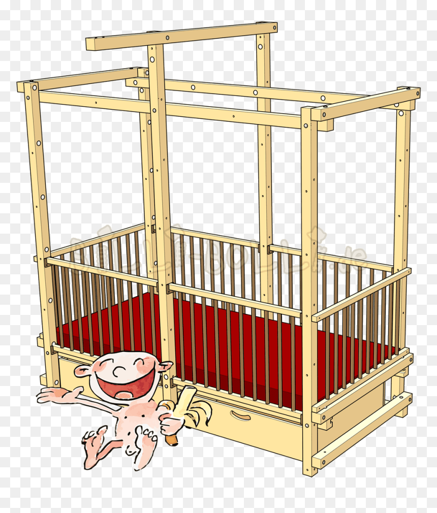 Bunk Bed , Png Download - Infant Bed, Transparent Png - baby crib png