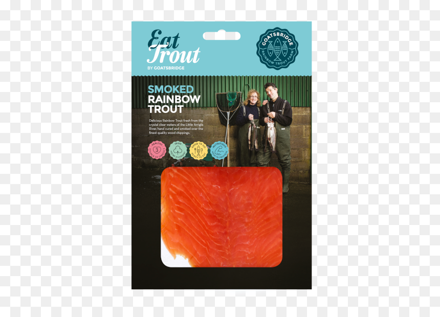Tasty Ready To Enjoy Trout - Smoked Salmon, HD Png Download - rainbow trout png