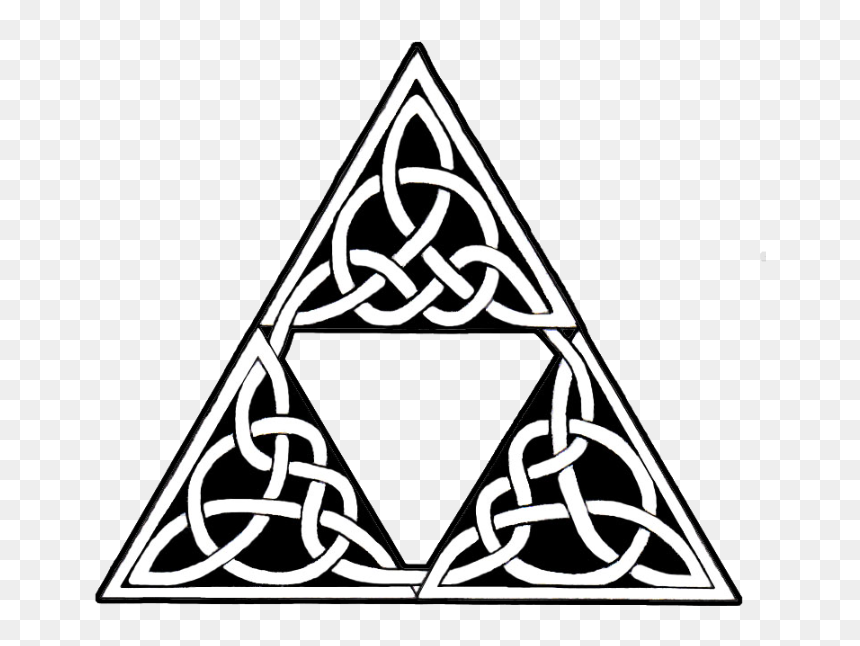 Another Design On Samurai And Geisha - Celtic Triangle, HD Png Download - geisha png