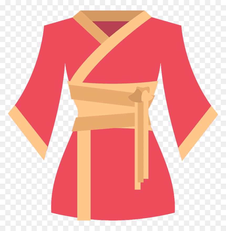 Kimono Emoji Clipart - Emoji, HD Png Download - kimono png