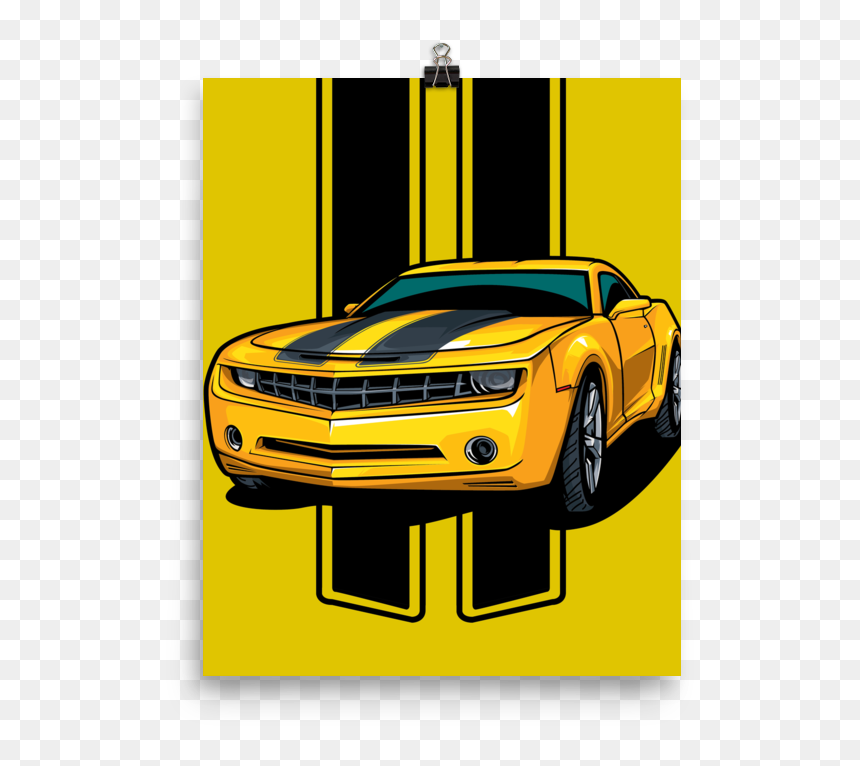Chevrolet Camaro, HD Png Download - black strip png