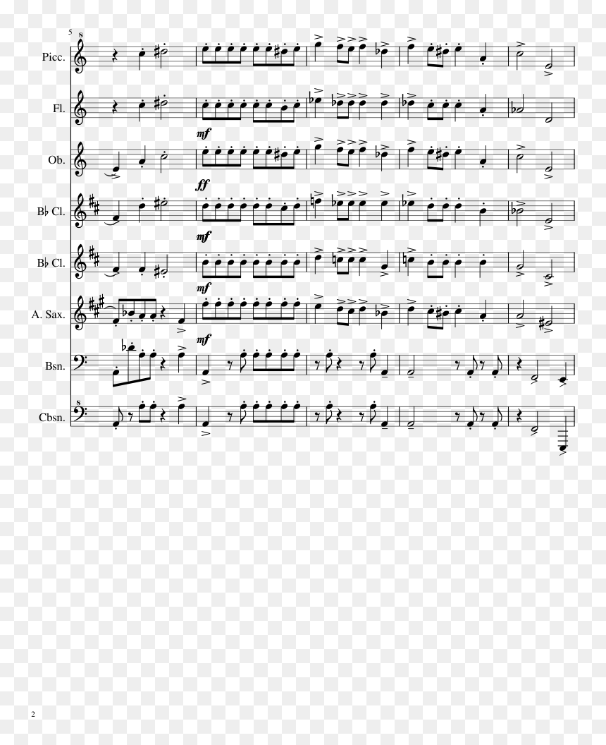 Nimbus 2000 Sheet Music Composed By John Williams - Sims 4 Intro Song Sheet Music, HD Png Download - nimbus 2000 png